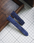 Royal Violet handcrafted alligator watch strap