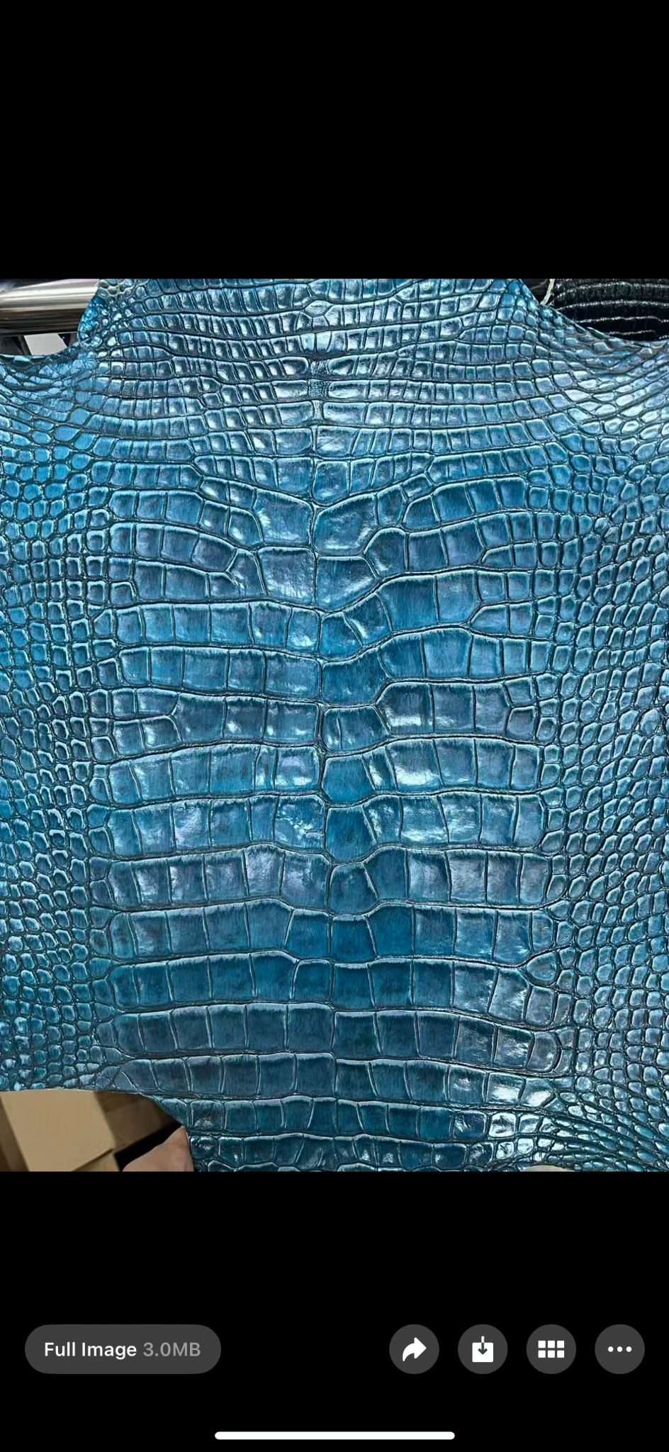 Lagoon Blue leather reference
