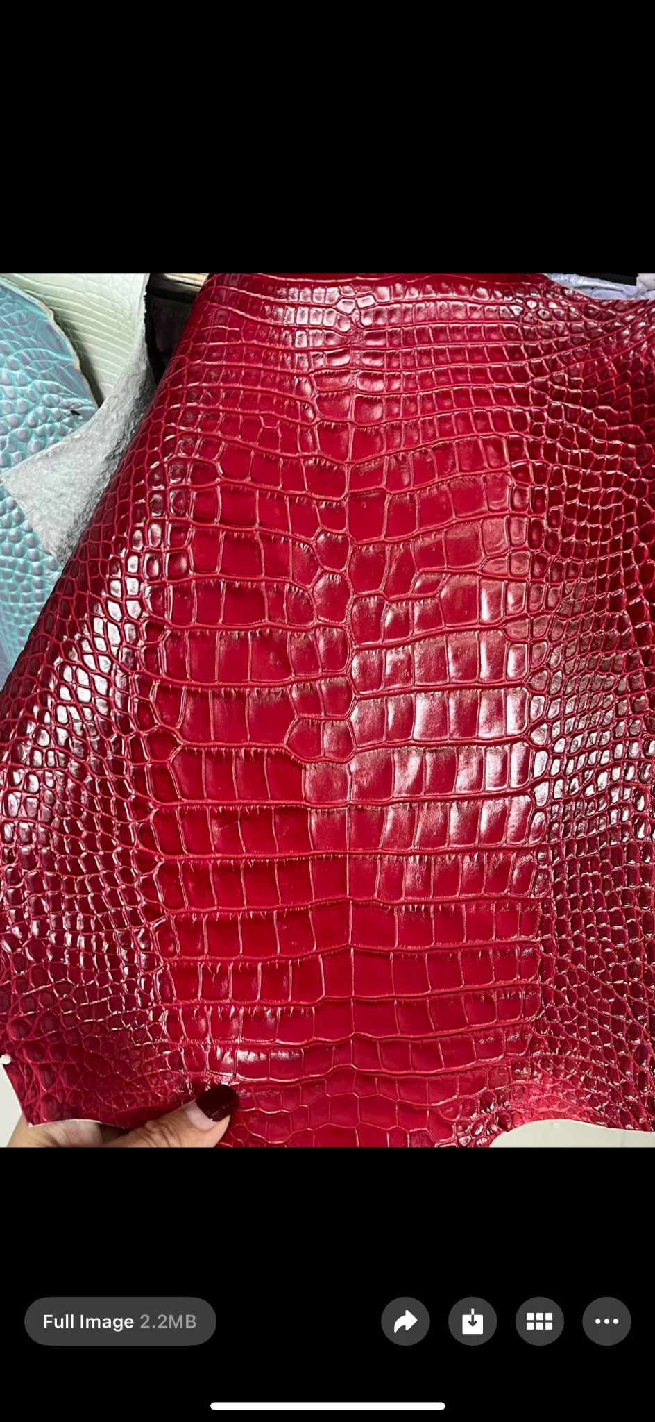 Crimson Red leather reference