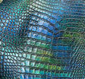Peacock Blue leather reference