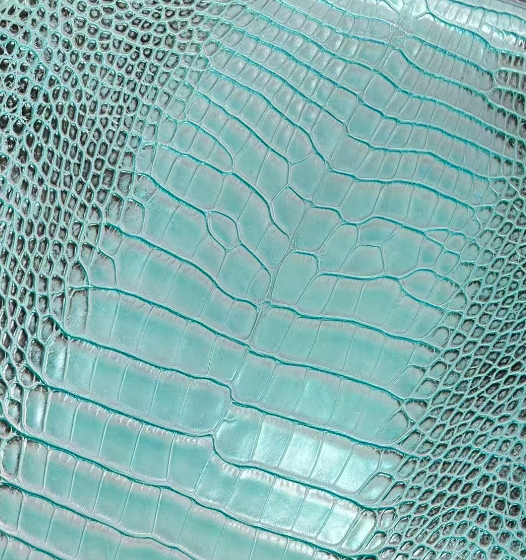 Glacier Aqua leather reference
