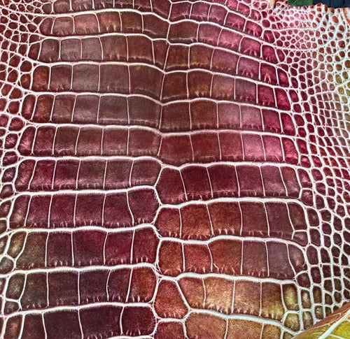 Burgundy Copper leather reference