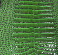Emerald Glaze alligator hide