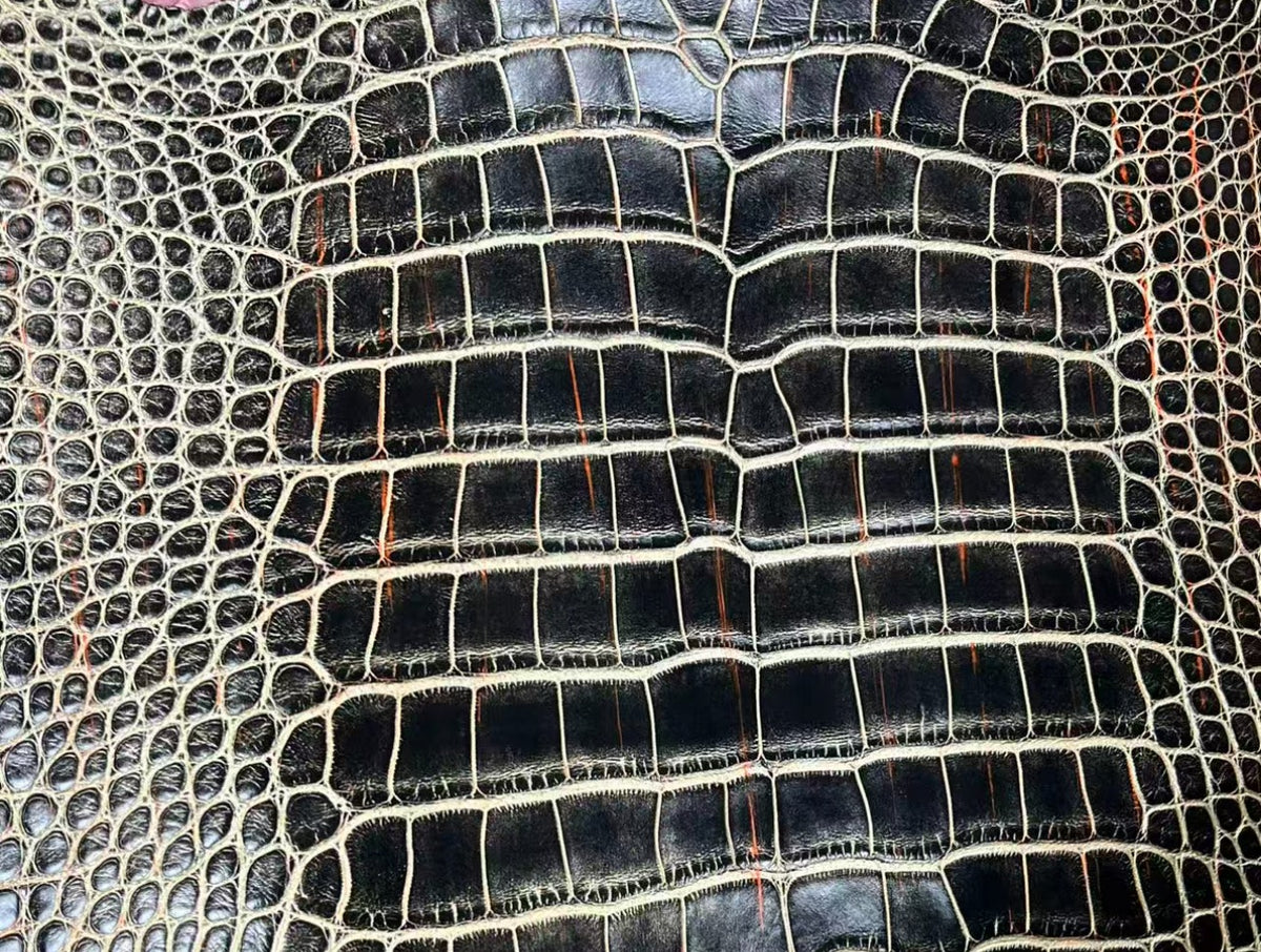Ember Onyx alligator hide