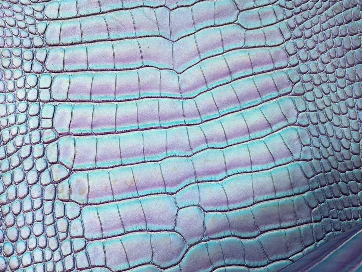 Pastel Aurora alligator hide