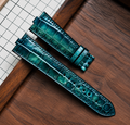 Lagoon Emerald alligator strap