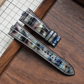 Midnight Aurora alligator strap